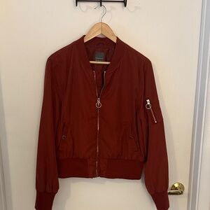 Forever 21 Rust Bomber Jacket
